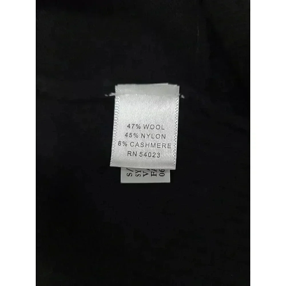 Banana Republic Black Open Front Cardigan Women's Size Small Wool Cashmere Blend